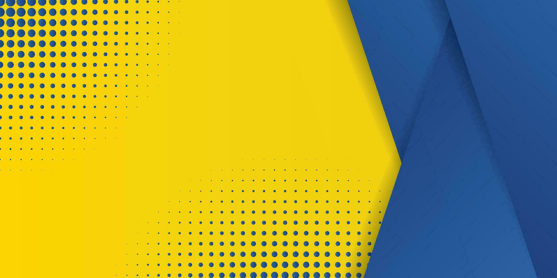 Abstract background modern hipster futuristic graphic. Yellow background with stripes. Vector abstract background texture design, bright poster, banner yellow and blue background Vector illustration.