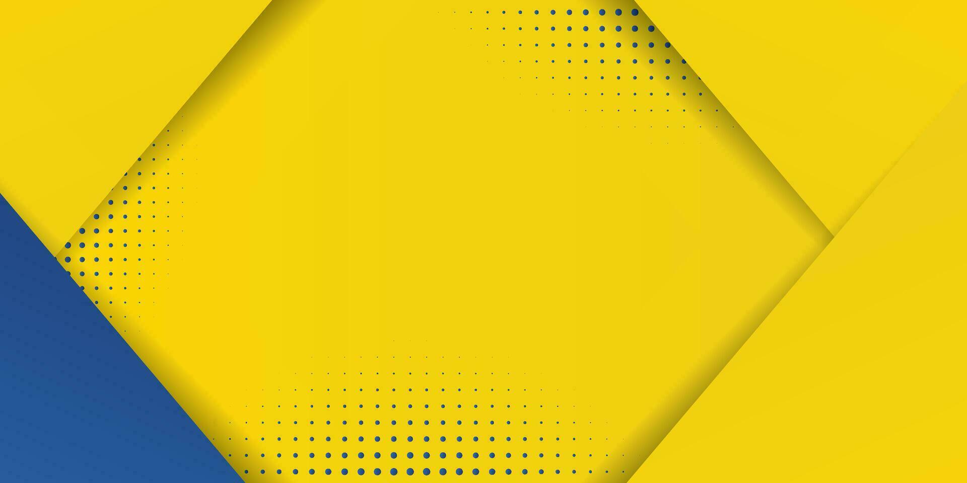 Abstract background modern hipster futuristic graphic. Yellow background with stripes. Vector abstract background texture design, bright poster, banner yellow and blue background Vector illustration.