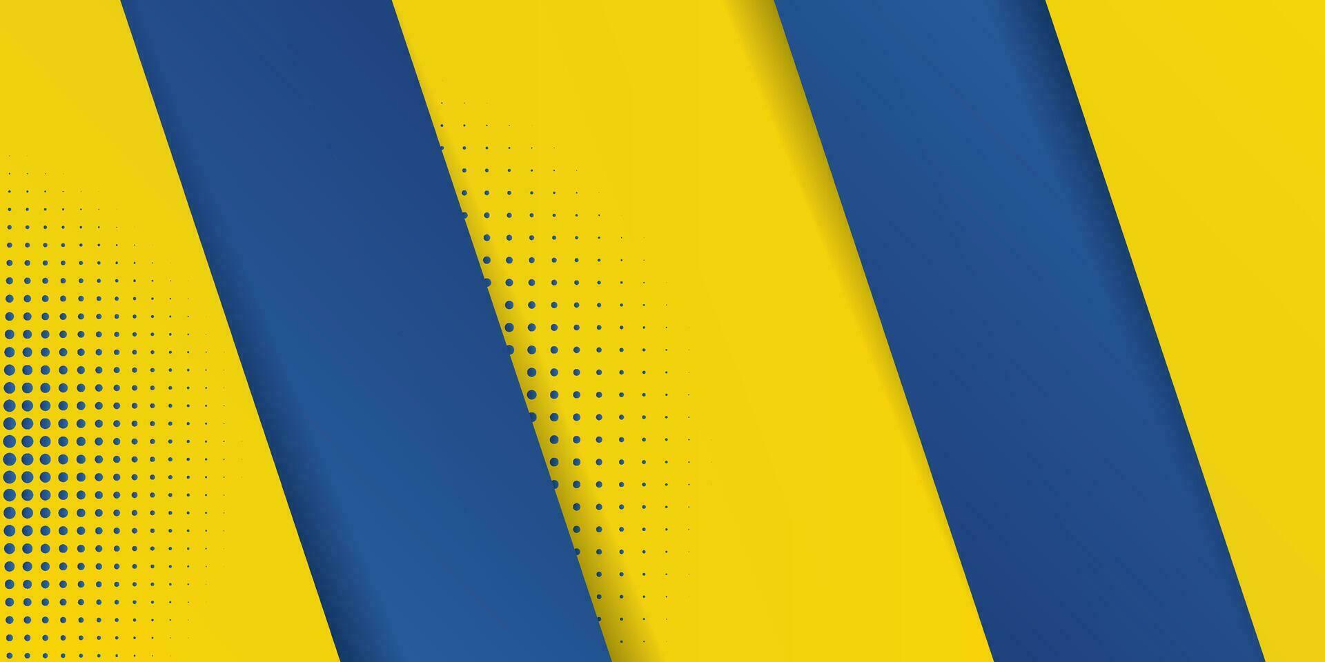 gráfico futurista hipster moderno de fondo abstracto. fondo amarillo con rayas. diseño de textura de fondo abstracto vectorial, póster brillante, ilustración de vector de fondo amarillo y azul de banner.