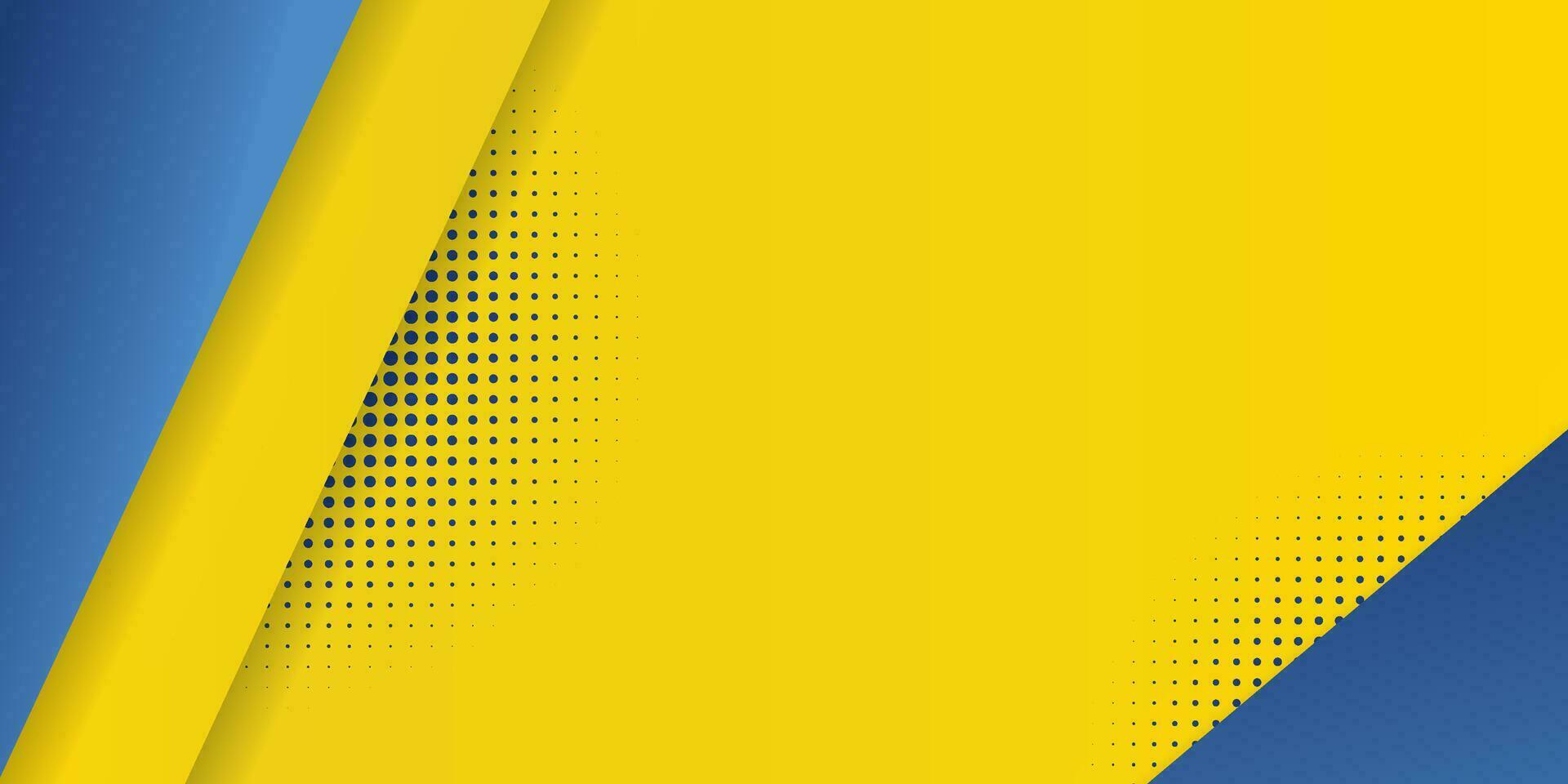 gráfico futurista hipster moderno de fondo abstracto. fondo amarillo con rayas. diseño de textura de fondo abstracto vectorial, póster brillante, ilustración de vector de fondo amarillo y azul de banner.