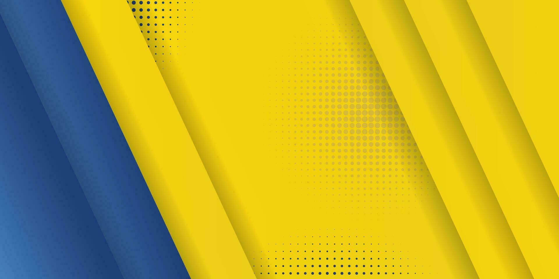 gráfico futurista hipster moderno de fondo abstracto. fondo amarillo con rayas. diseño de textura de fondo abstracto vectorial, póster brillante, ilustración de vector de fondo amarillo y azul de banner.