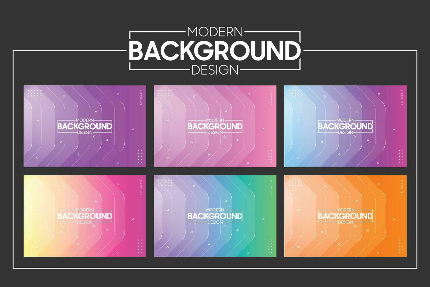 Vector abstract wave line colorful landing page flat background vector design