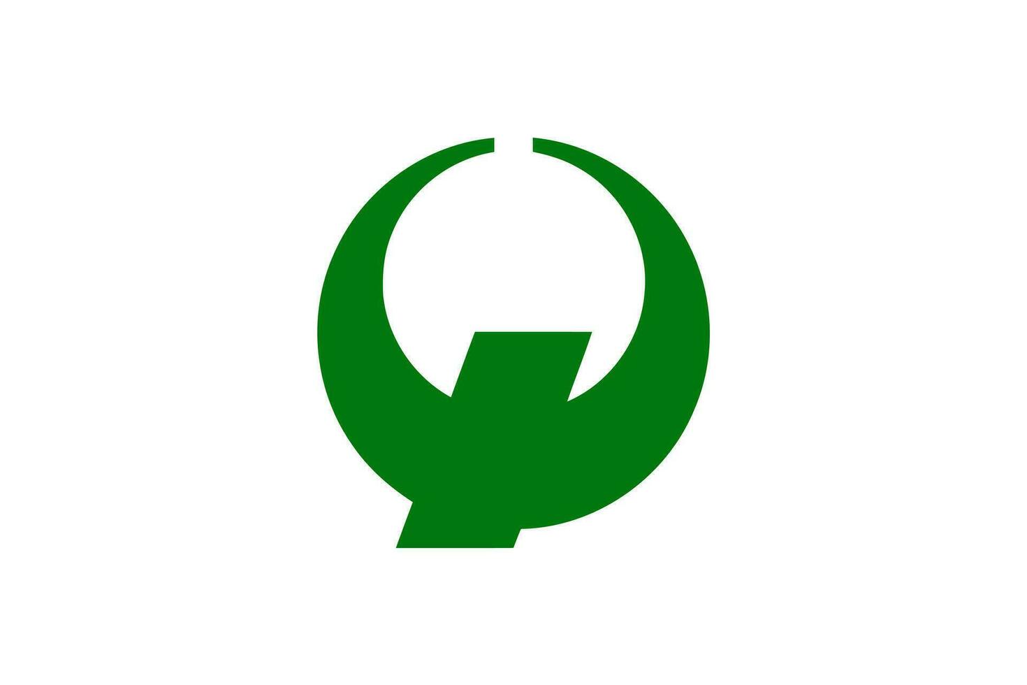 Flag of Nago, Okinawa vector