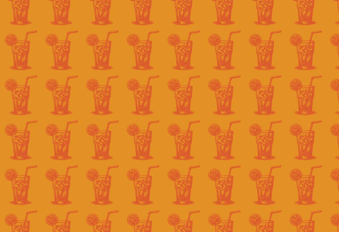 Tropical Shake Fiesta, Lively Seamless Pattern with Exotic Shakes vector