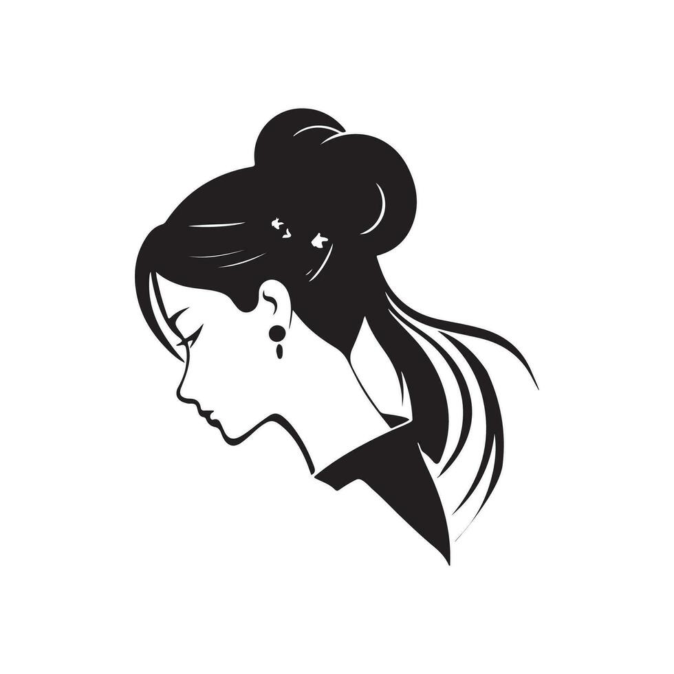 Asian Girl Vector Art, Icons, and Graphics