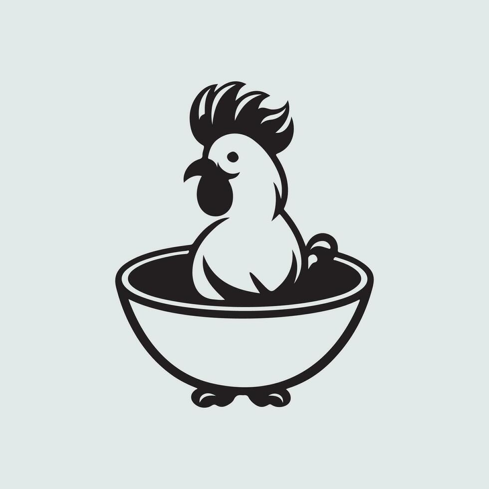 pollo sopa vector imágenes