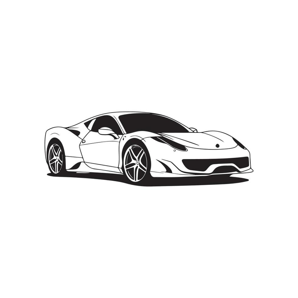 Car Vector Images, Car isolated on white