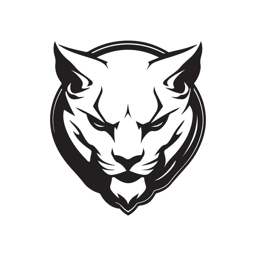 puma cabeza logo vector imágenes