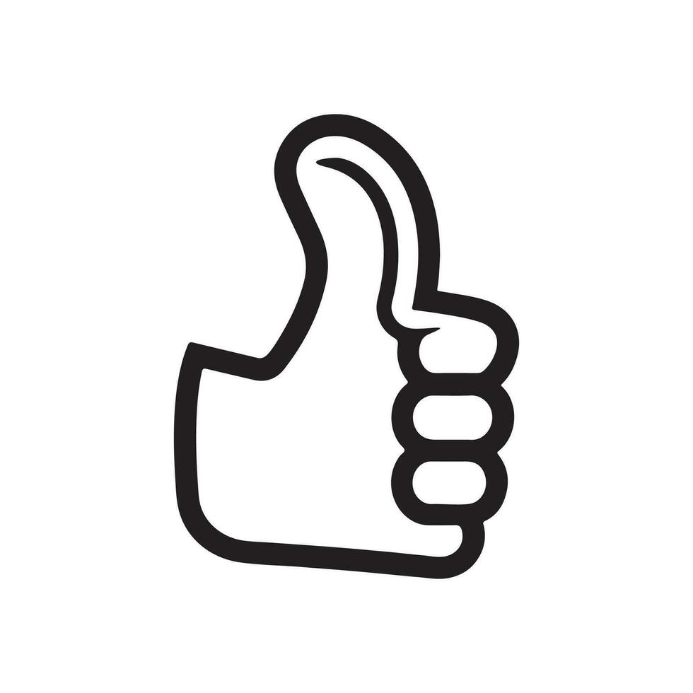 Thumb Up Like Logo Vector