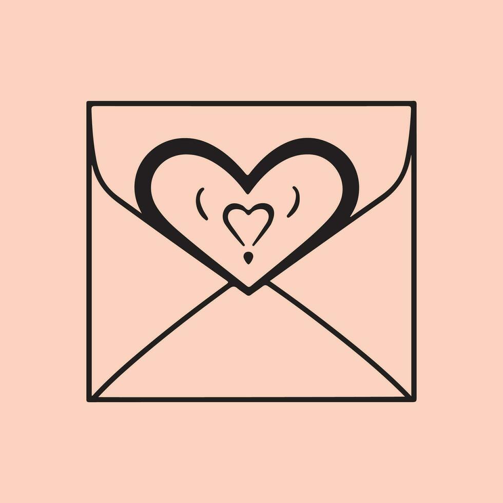 amor letra imágenes vector, logo, ilustración, Arte vector