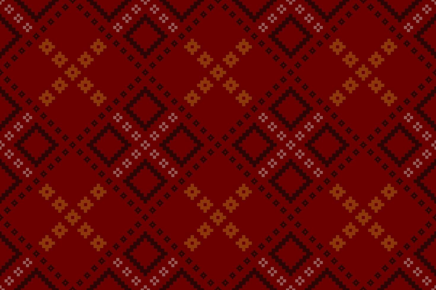rojo tradicional étnico modelo cachemir flor ikat antecedentes resumen azteca africano indonesio indio sin costura modelo para tela impresión paño vestir alfombra cortinas y pareo de malasia vector