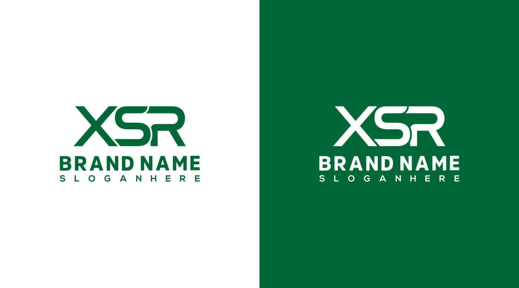 XSR Initial Letter Logo Design Template, Graphic Alphabet Symbol for Corporate Business Identity Creative Modern Business Typography Logo vector