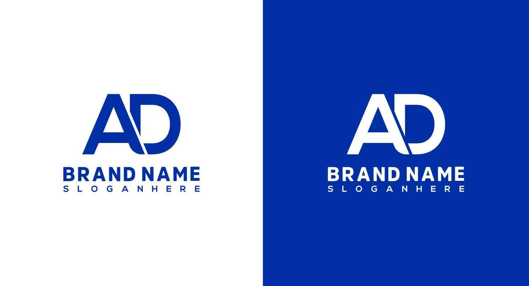 Initial Letter AD Logo Design Template. Graphic Alphabet Symbol for Corporate Business Identity vector