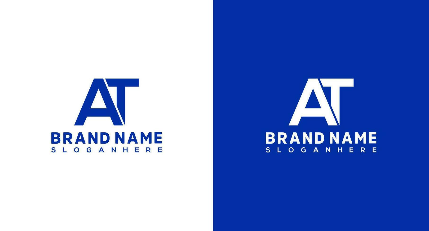 Initial Letter AT Logo Design Vector Template. Graphic Alphabet Symbol for Corporate Business Identity