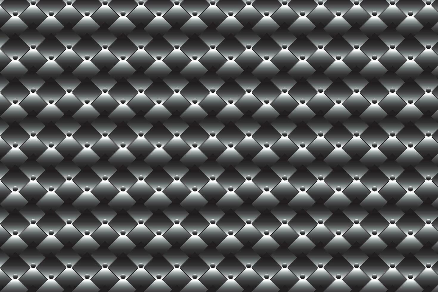 illustration abstraction of black square and circle shapes with gradient on black background. vector