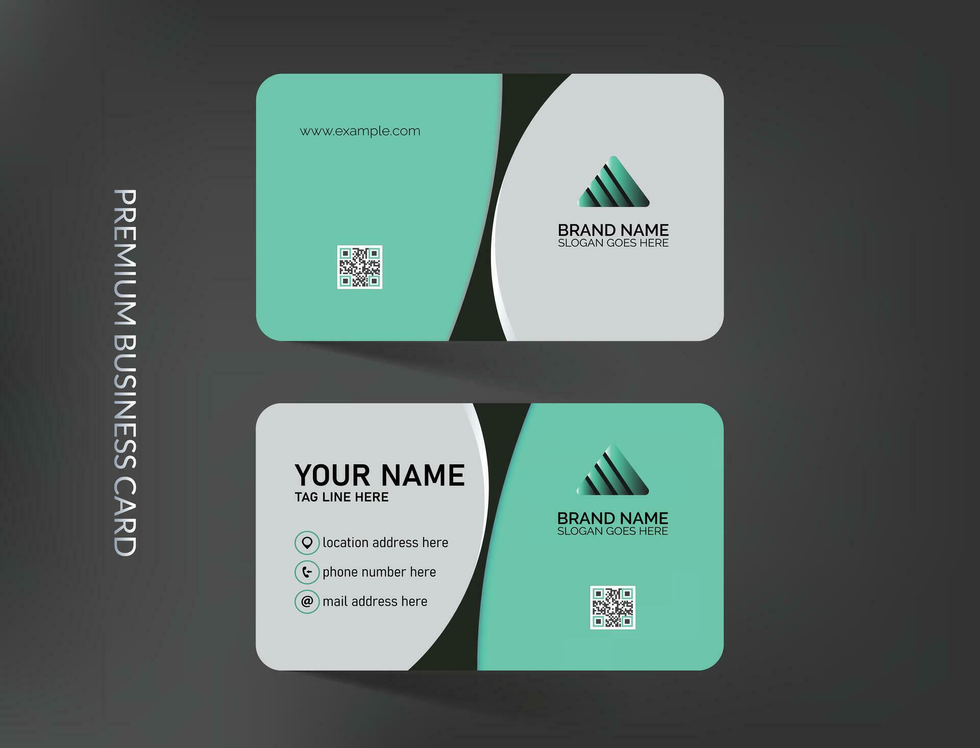 Elegant business card template,Corporate name card design 35488327
