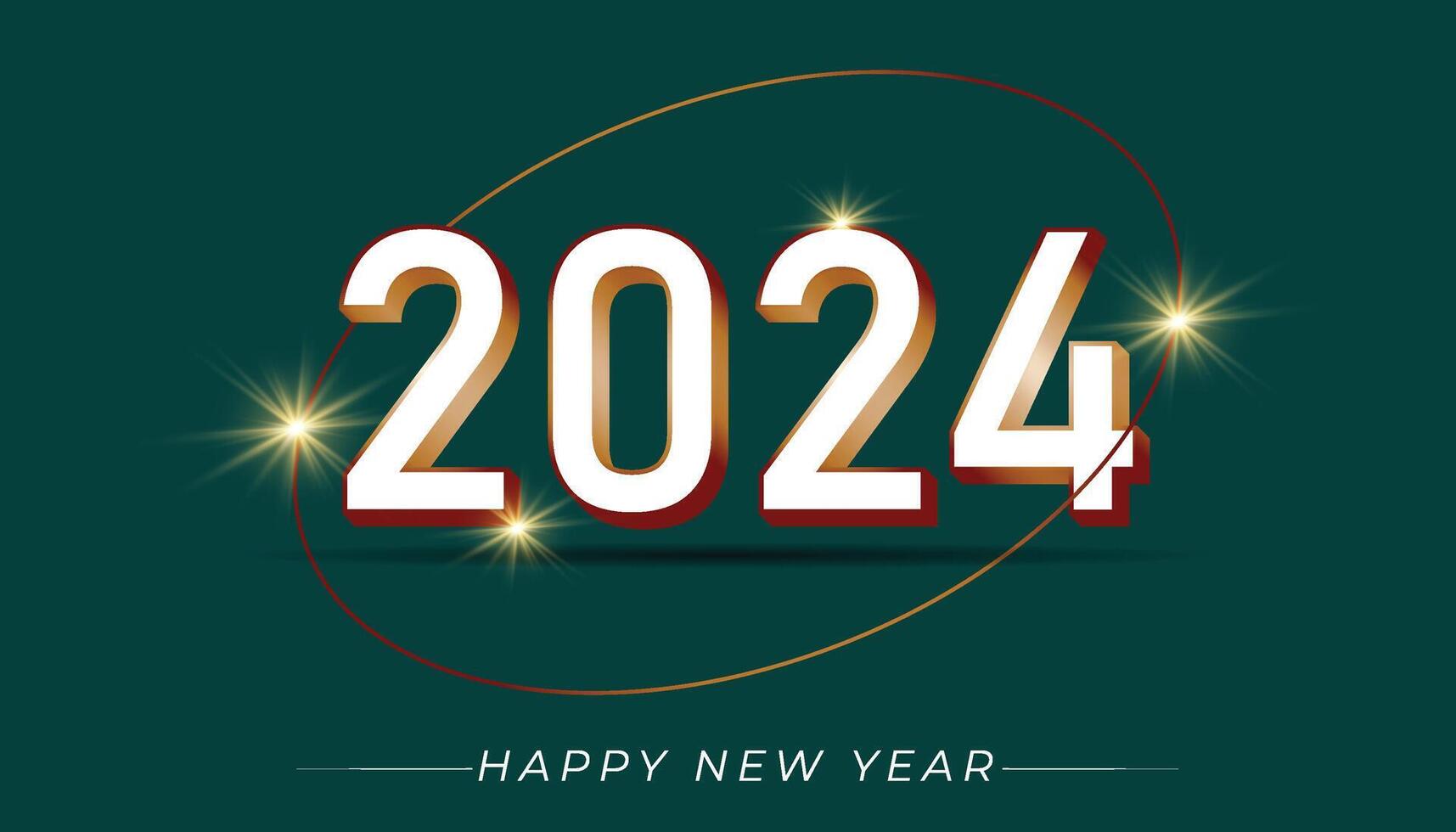 Abstract monochrome happy new year background vector