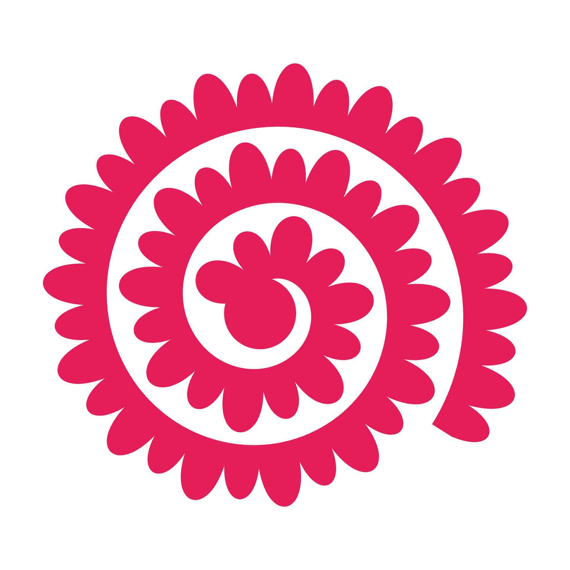 Rolled Paper Flower. Paper Cut Template, silhouette cricut flowers Rolled Paper Flower. Paper Cut Template, silhouette cricut flowers