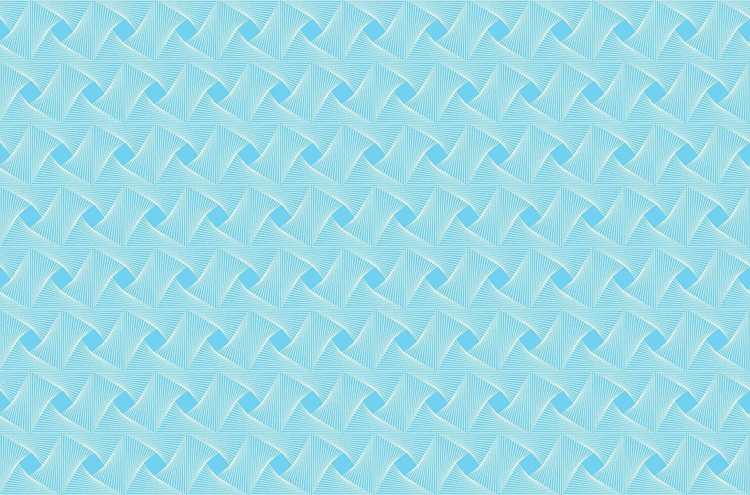 illustration of white line woven pattern on blue background. vector