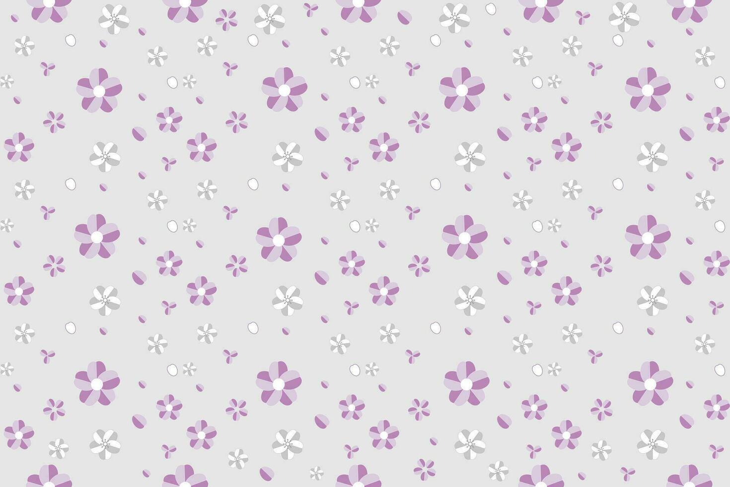illustration fallen flower on grey background. vector