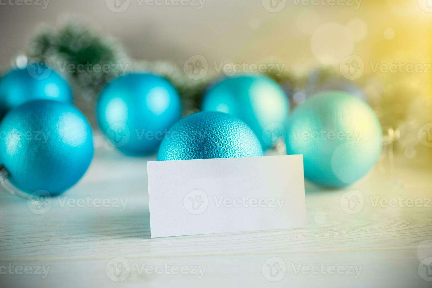New Year's toys on an abstract background. photo