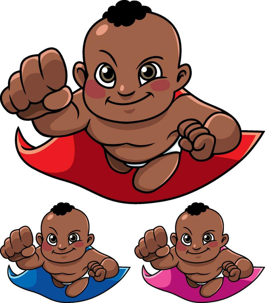 Super Baby Black vector