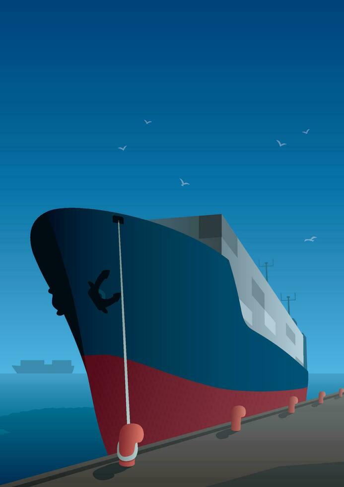 Shipping Art Deco vector
