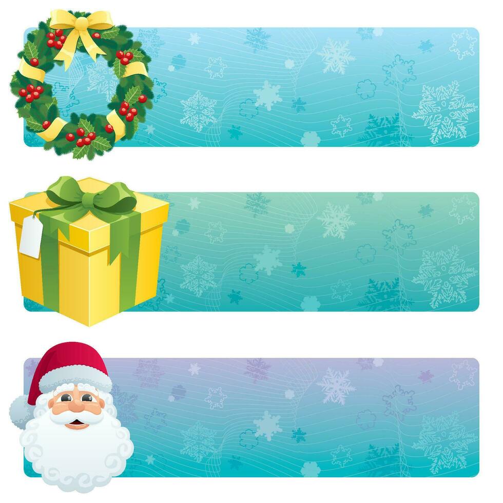 Christmas Banners Set vector