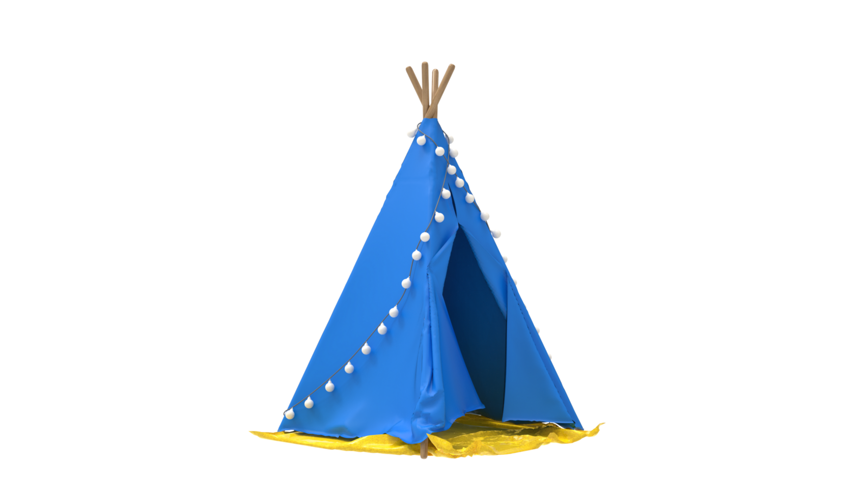 camping tente isolé 3d png