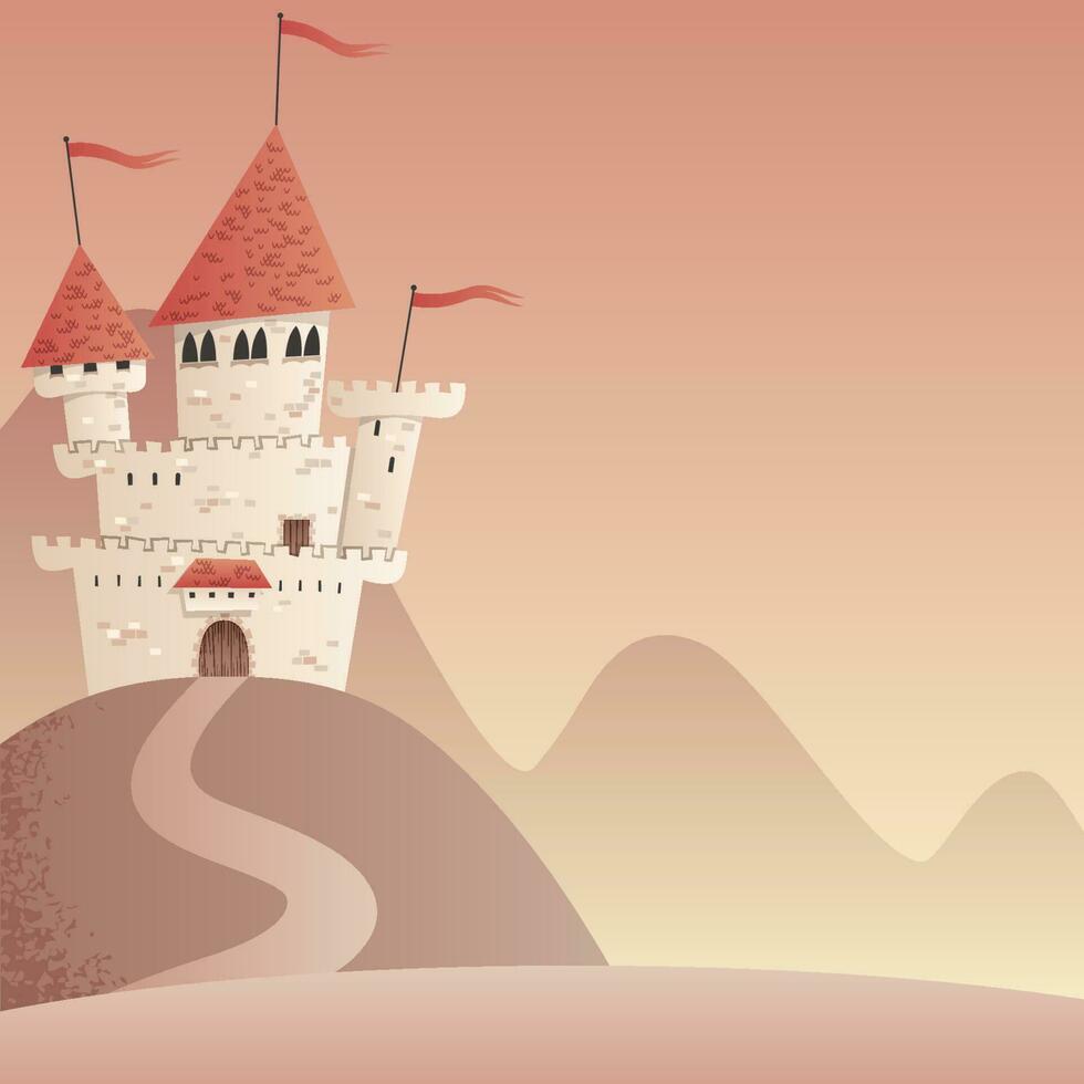 Castle Landscape 2 vector