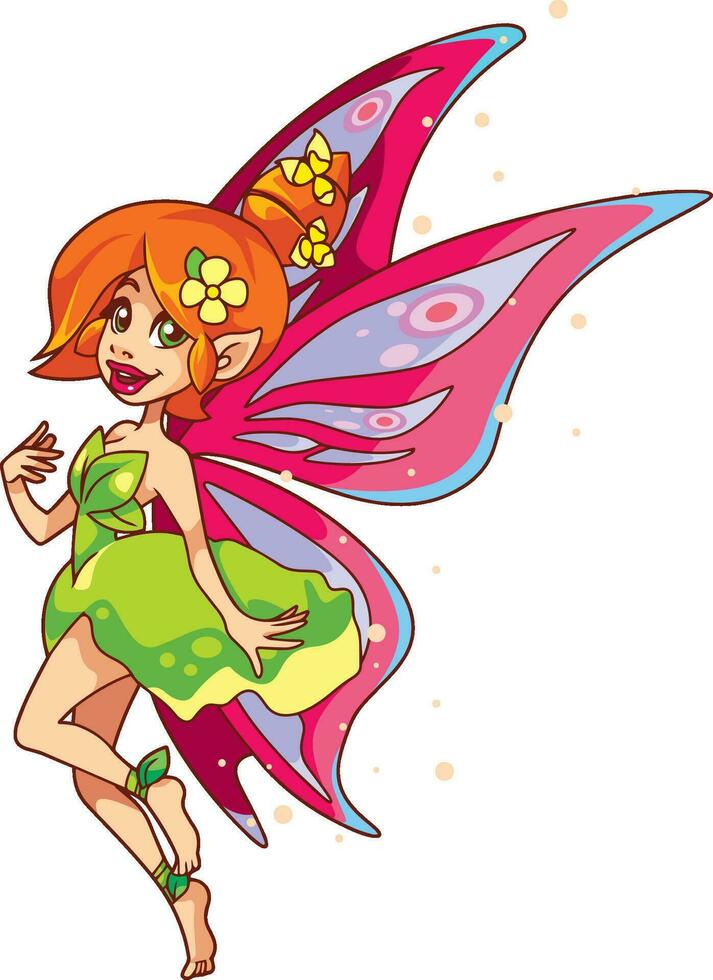 Fairy on White vector