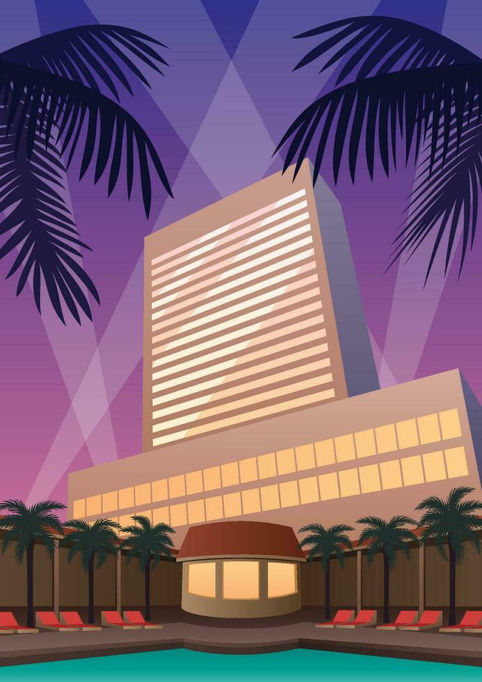 Hotel Casino Resort vector