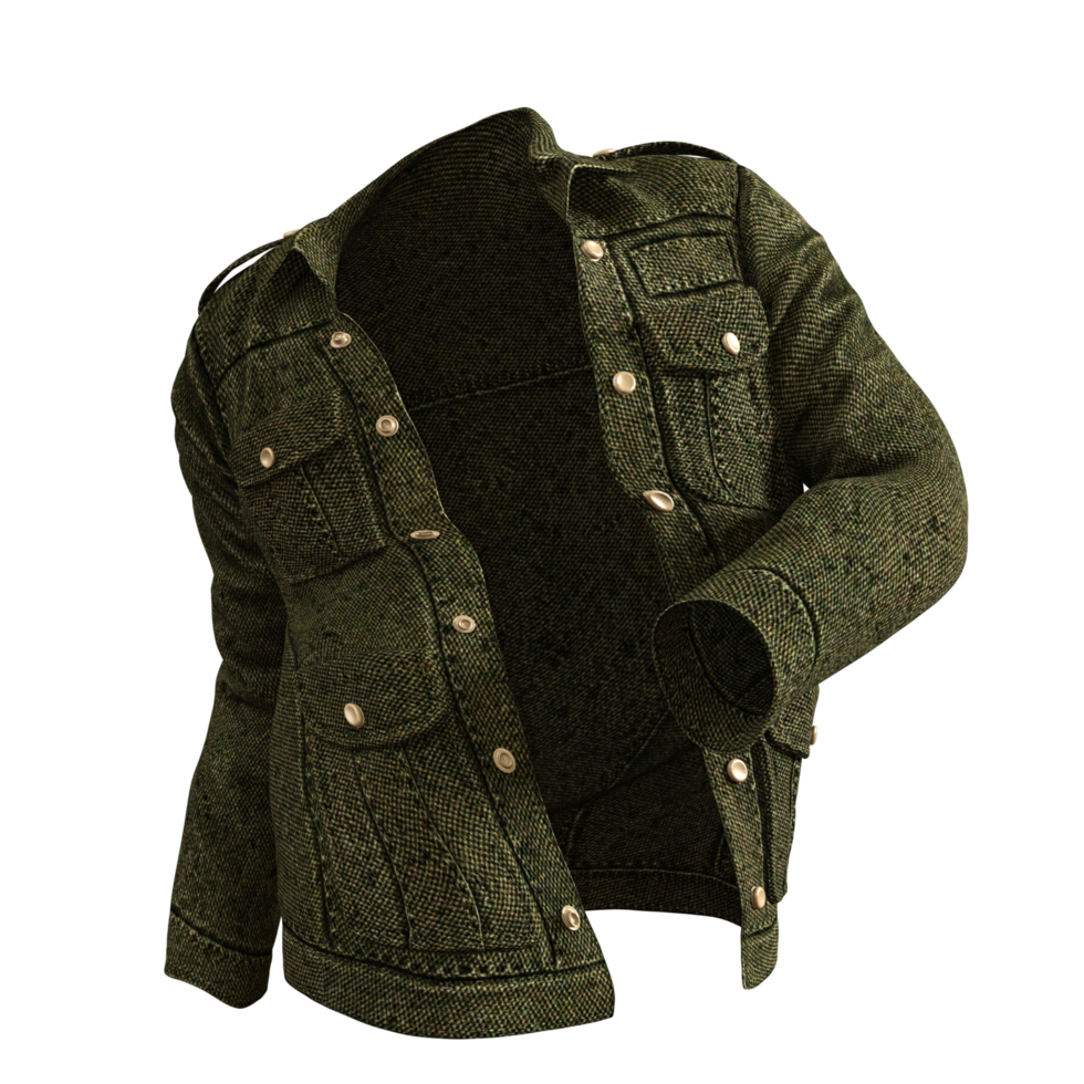 Green jacket isolated 35489828 PNG