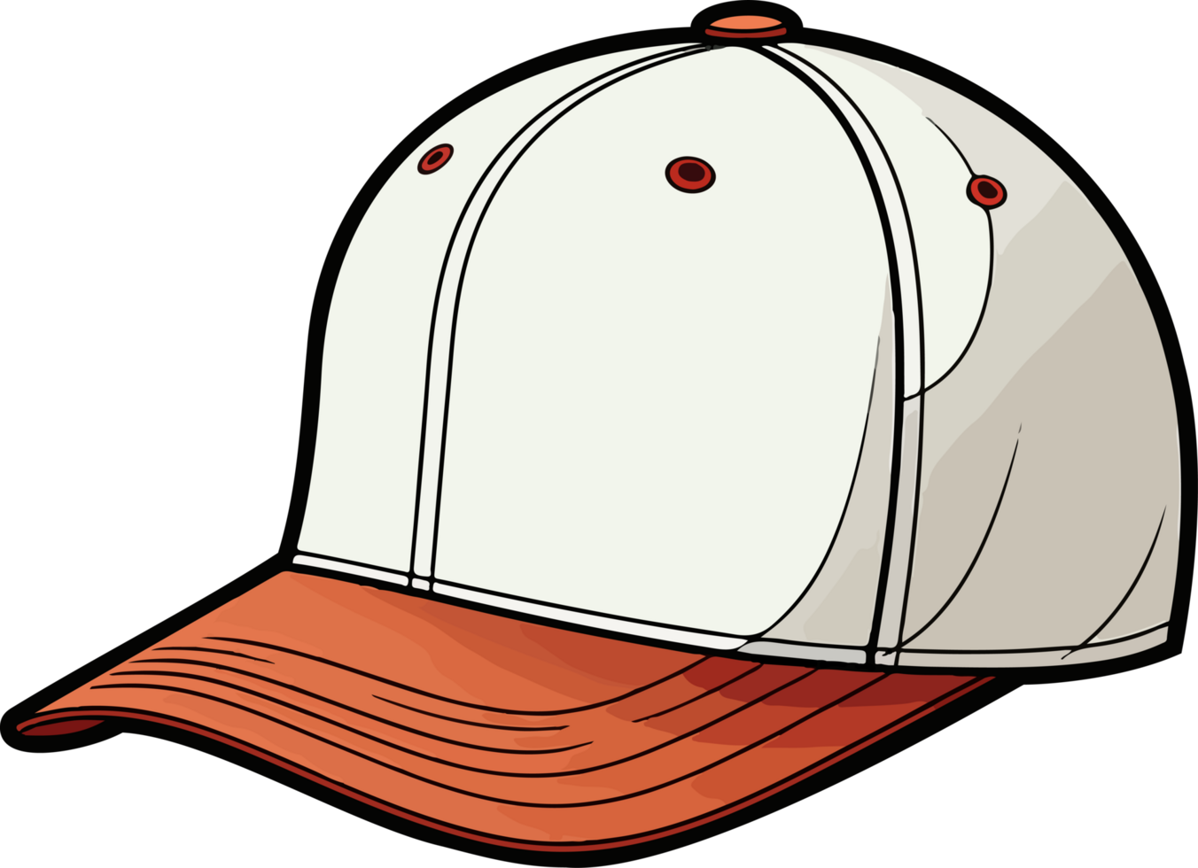 AI generated Baseball hat clipart design illustration png