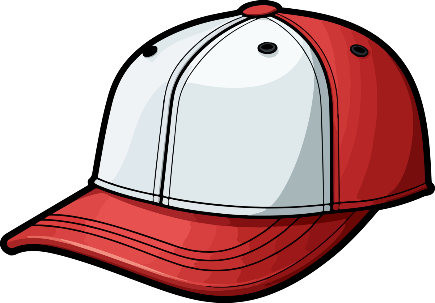 AI generated Baseball hat clipart design illustration png