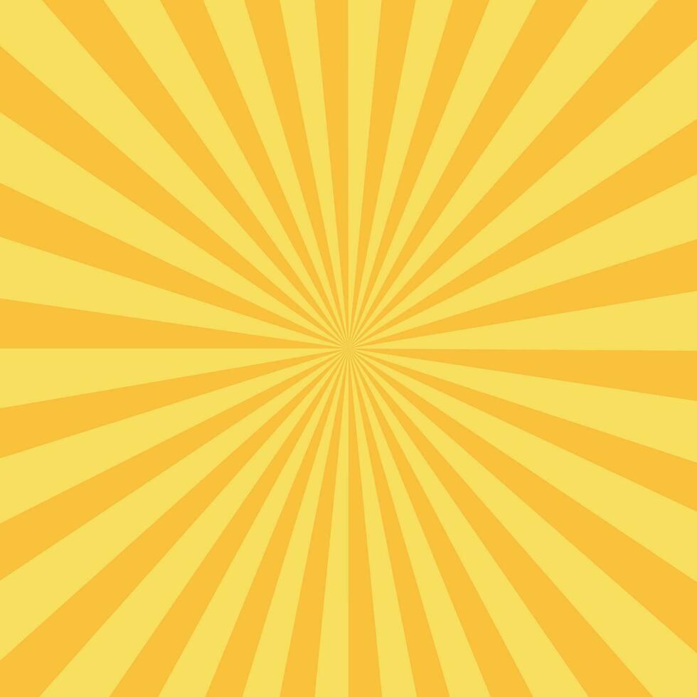 amarillo rayos de sol rayos antecedentes. rayo de sol estrella explosión. vector ilustración eps