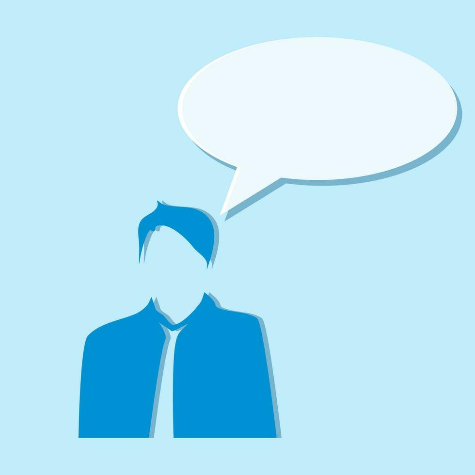 Business people and speech bubble.vector illustration vector