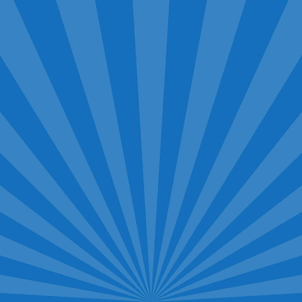 abstract blue ray star burst background television vintage. Vector illustration