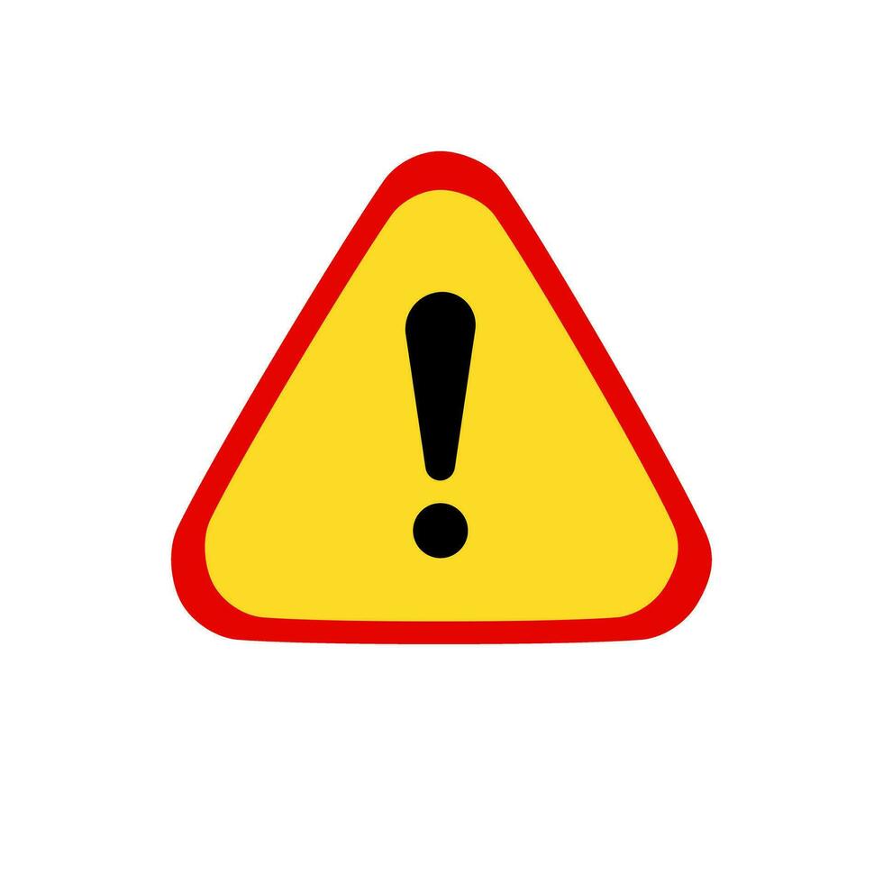 Warning icon sign Symbol.logo for web.vector illustration vector