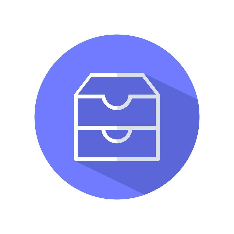 Folder Icon in trendy flat style.for web site design.app.logo. UI. Vector illustration