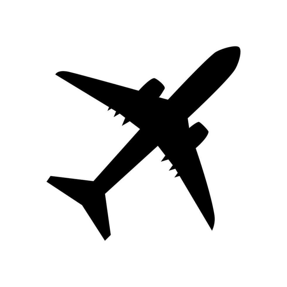 Airplane Icon. Airplane logo Template. Icon design. vector