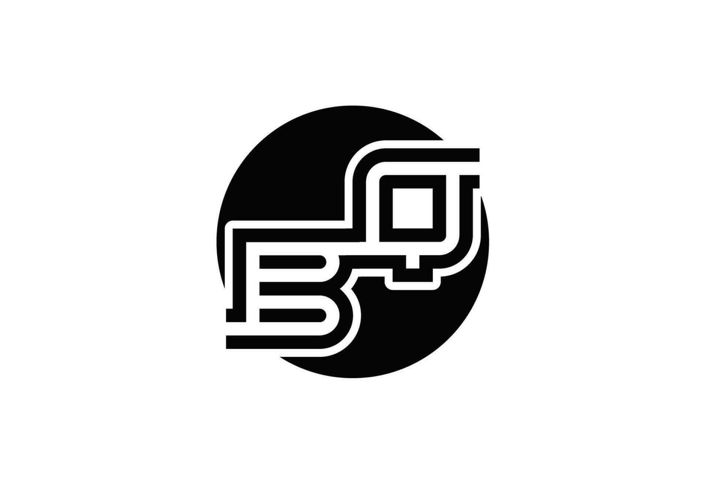 QB black vector logo