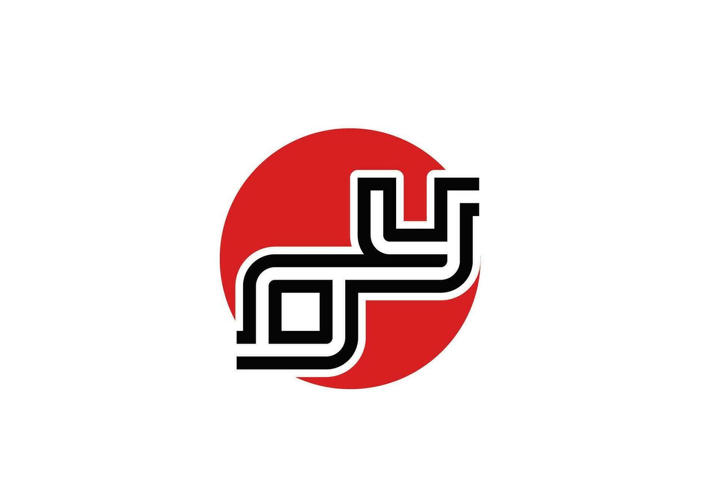 Letter YO logo icon vector