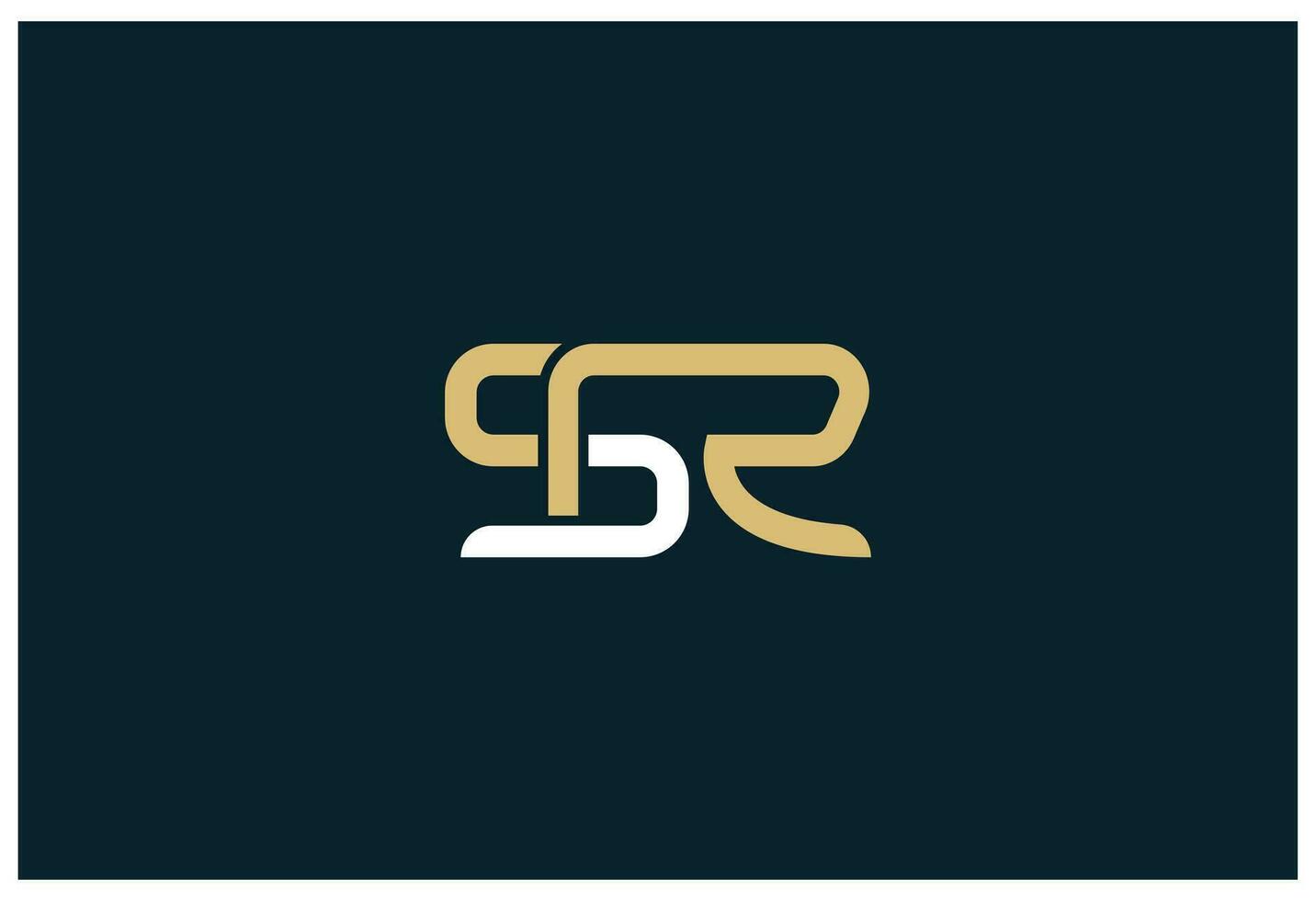 creative SR logo free vector
