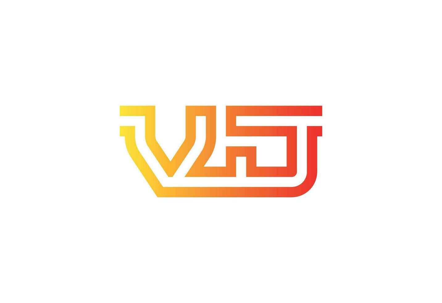 vj logo nuevo vector