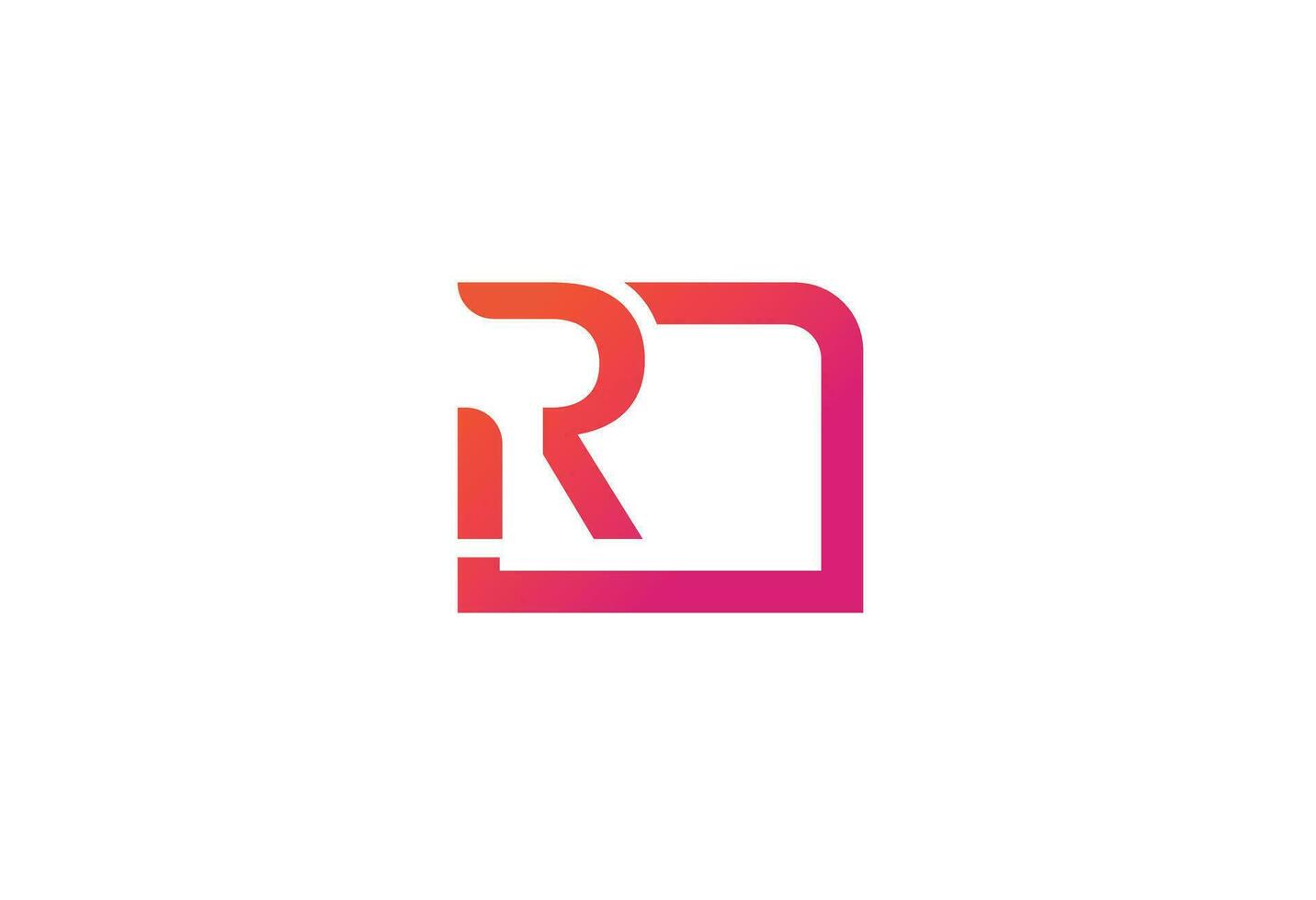 Monogram R logo vector