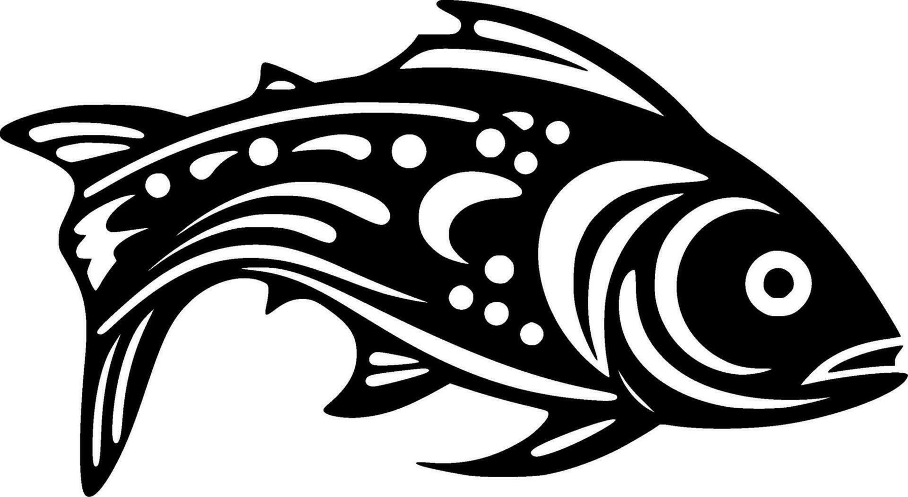 Fish - High Quality Vector Logo - Vector illustration ideal for T-shirt