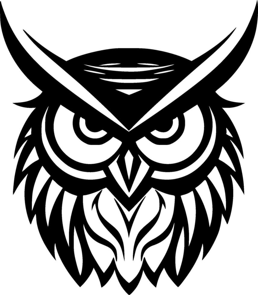 Owl - High Quality Vector Logo - Vector illustration ideal for T-shirt graphic