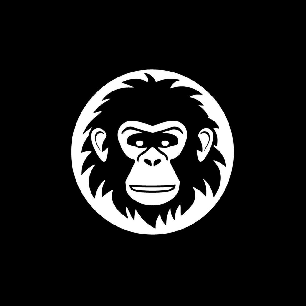 Monkey - High Quality Vector Logo - Vector illustration ideal for T-shirt graphic