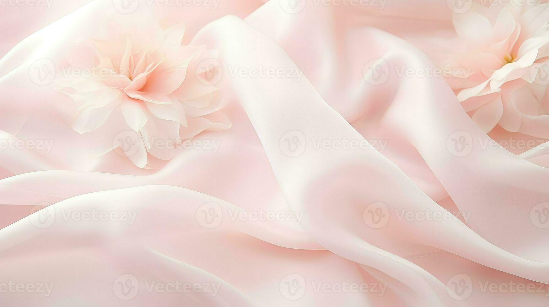 AI generated satin fabric elegant background photo